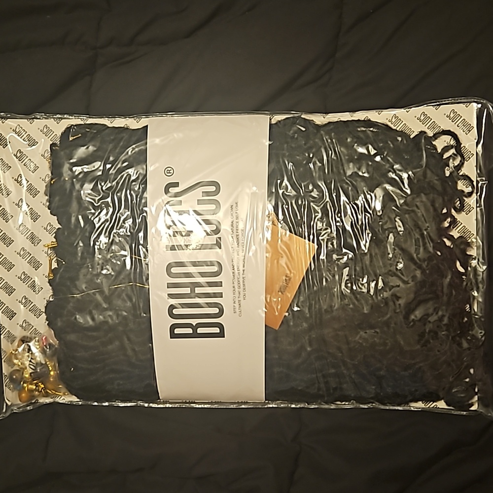 Boho Locs Brand NEW faux locs 22 inch authentic (color black midnight) - Picture 2 of 10